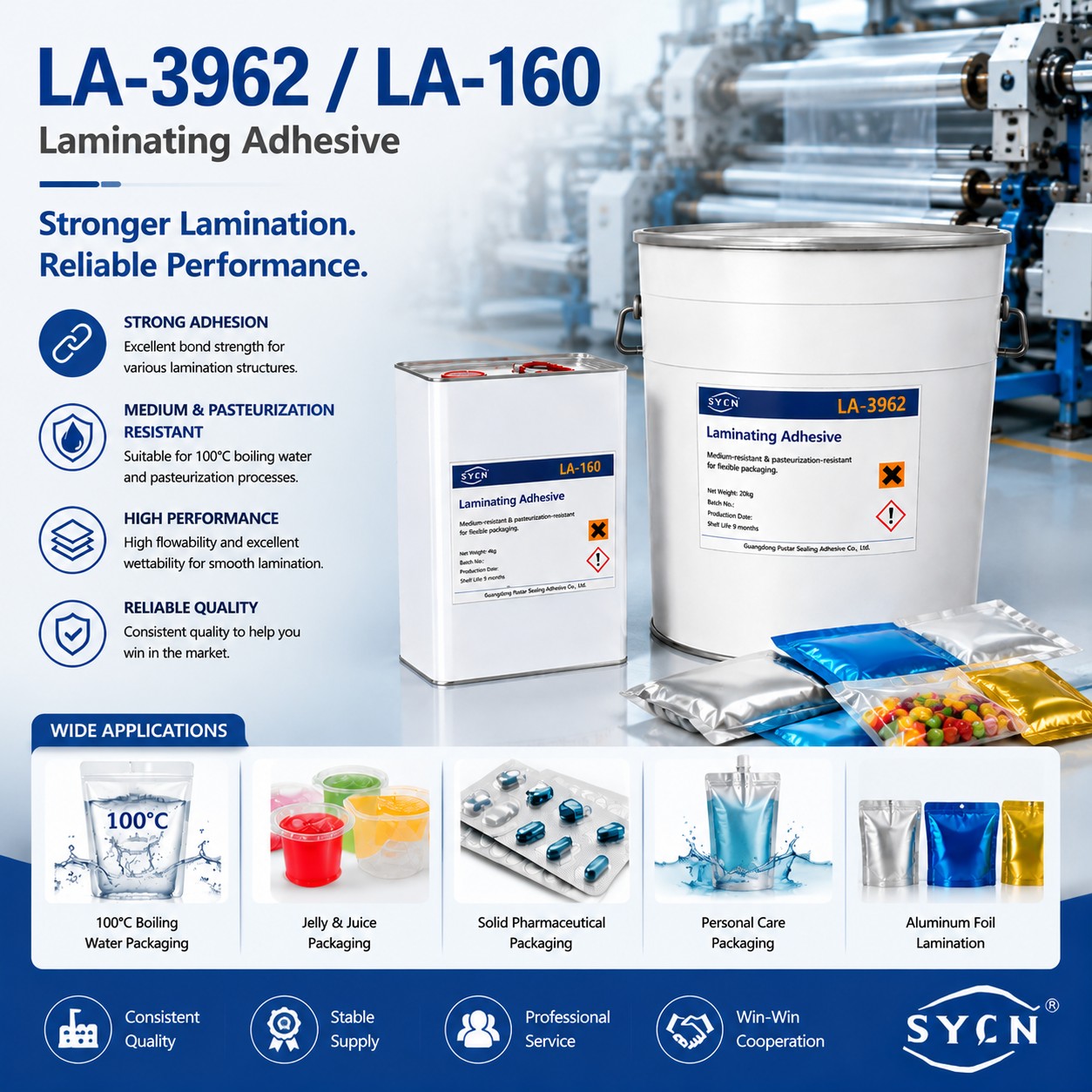 Solvent Based Laminating Adhesive LA-3962 (11)